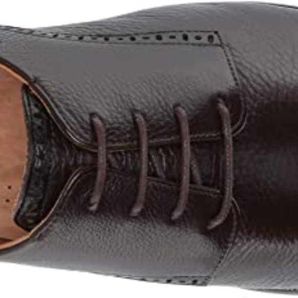 MARC JOSEPH NEW YORK Men\'s Leather Oxford Lace-up Wingtip Dress Shoe Navy - 10.5